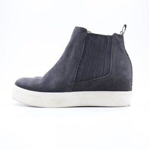 Dolce Vita Wylee Gray Suede Leather 2" Hidden Heel Ankle Booties - 7